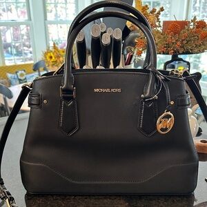 Michael Kors Black Satchel Bag